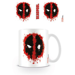 Mug Blanc Splat Deadpool