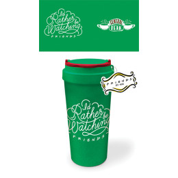 Mug de Voyage Eco Friends vert Id Rather be Watching Friends