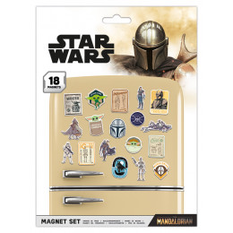 Pack de 18 aimants magnets Star Wars The Mandalorian