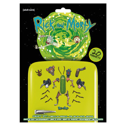 Pack de 20 aimants magnets Rick et Morty