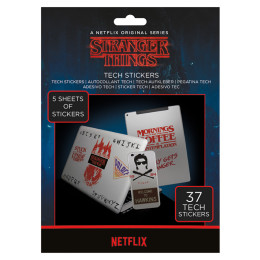 Pack de 37 Tech Stickers Stranger Things