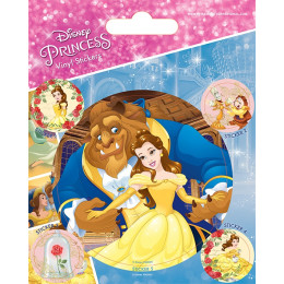 Pack de 5 Stickers La Belle et la Bête Disney