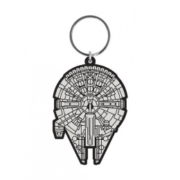 Porte-clés Caoutchouc Millennium Falcon 6 cm Star Wars
