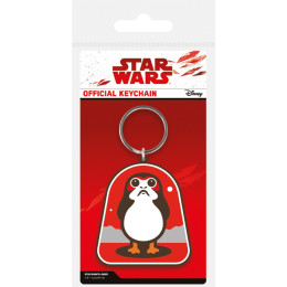 Porte-clés Caoutchouc Porg Star Wars