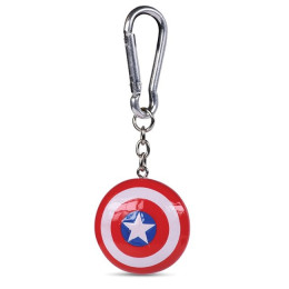 Porte-clés Captain America Bouclier 3D