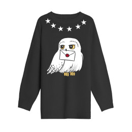 Pull long femme Harry Potter Hedwige