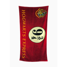 Serviette de bain Harry Potter 9 3/4 Hogwarts Express