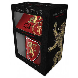 Set Game of Thrones Mug sous verre et porte-clés Lannister