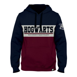 Sweat Harry Potter Hogwarts bleu blanc bordeaux