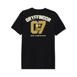 T-shirt Harry Potter  Gryffondor 07 noir