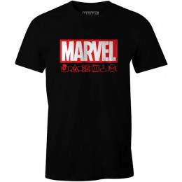 T-shirt MARVEL noir washcare label