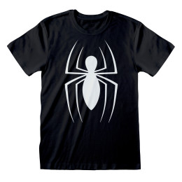 T-Shirt Spiderman Noir et blanc