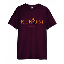 T-Shirt Star Wars Kenobi bordeaux