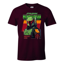 T-Shirt Star Wars Mandalorian Boba Fett Lives