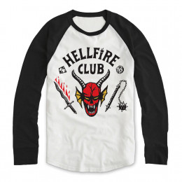 T-shirt Stranger Things Hellfire Club manches longues
