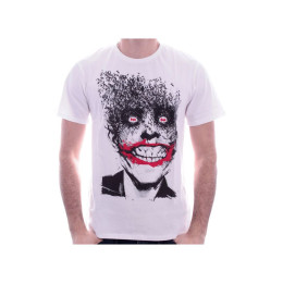 Tee-Shirt Blanc Crazy Joker Batman