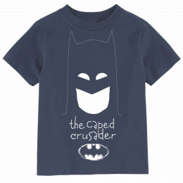 Tee Shirt Enfant Bleu Capes Crusader Batman 