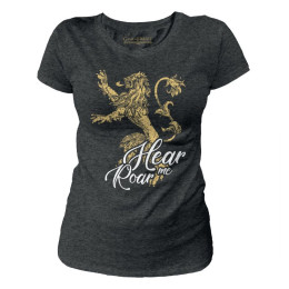 Tee-Shirt Game of Thrones femme Lannister Hear me Roar