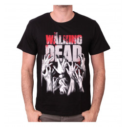Tee-Shirt Noir Hands Reaching The Walking Dead