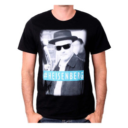 Tee-Shirt Noir #Heinsenberg Breaking Bad