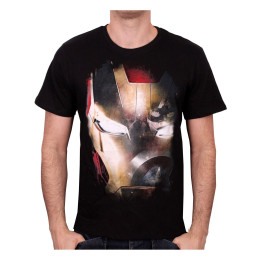 Tee-Shirt Noir Iron Mask + Captain Iron Man