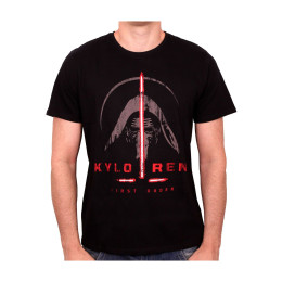 Tee-Shirt Noir Kylo Ren Sabre Laser Star Wars 7