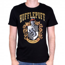 Tee-Shirt Noir Poufsouffle Harry Potter