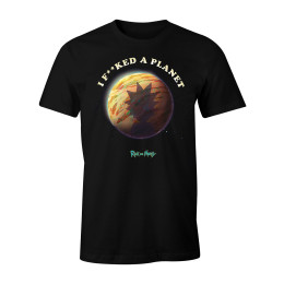 Tee-Shirt Rick et Morty I fucked a planet