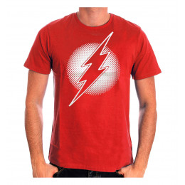 Tee Shirt Rouge Logo Re-Imagined Flash 