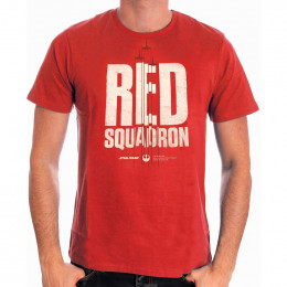 Tee-Shirt Rouge Red Squadron Star Wars