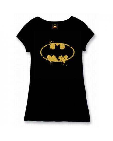 Tee Shirt Femme Noir Vintage Batman