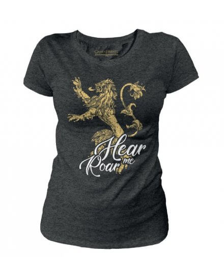Tee-Shirt Game of Thrones femme Lannister Hear me Roar