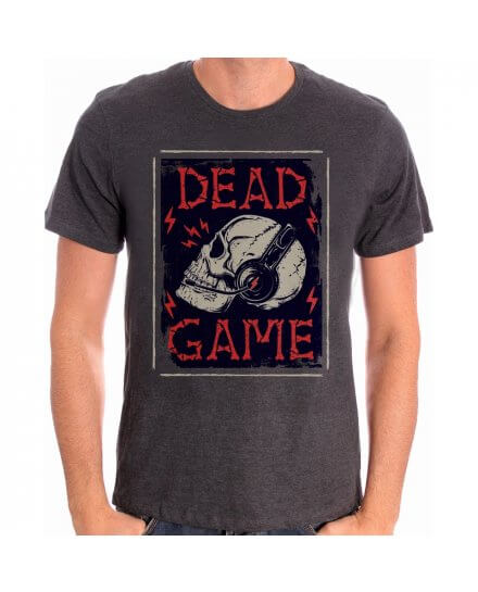 Tee-Shirt Gris Dead Game Geek