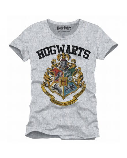 Tee-Shirt Gris Poudlard Harry Potter