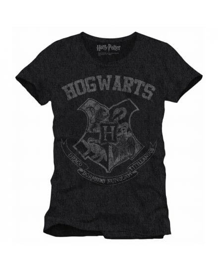 Tee-Shirt Gris Poudlard Old School Harry Potter