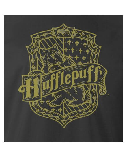 Tee-Shirt Harry Potter Gris Poufsouffle