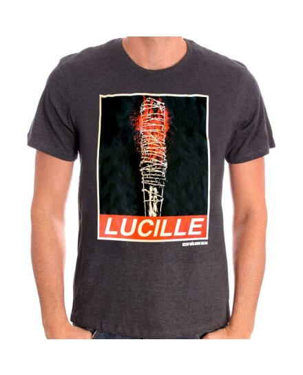 Tee-Shirt Lucille Obey Rules The Walking Dead