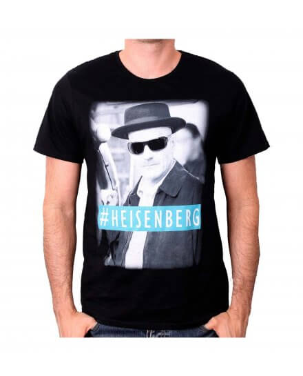 Tee-Shirt Noir #Heinsenberg Breaking Bad