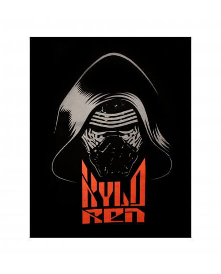 Tee-Shirt Noir Kylo Ren Hood Star Wars 7