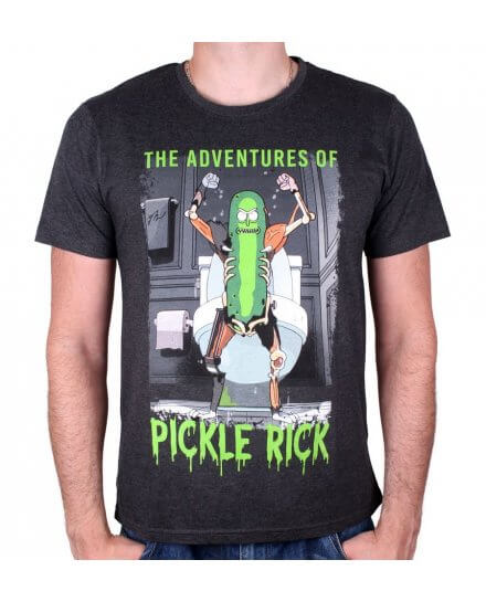 Tee-Shirt Rick et Morty Adventures of Pickle Rick