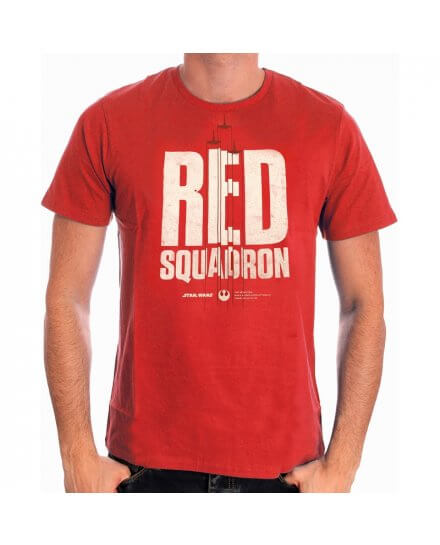 Tee-Shirt Rouge Red Squadron Star Wars