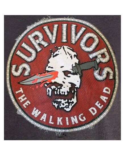 Tee-Shirt Skull Survivor Walking Dead