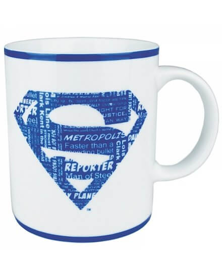 Mug Blanc Contemporain Logo Man of Steel Superman