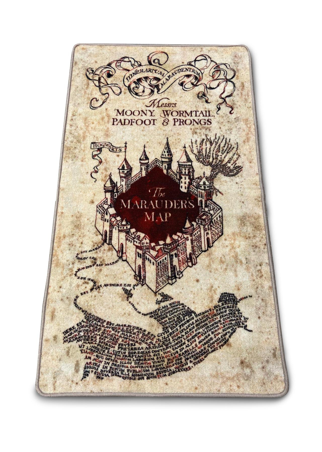 Serviette de bain Harry Potter Carte du Maraudeur 75 x 150 cm - 3576