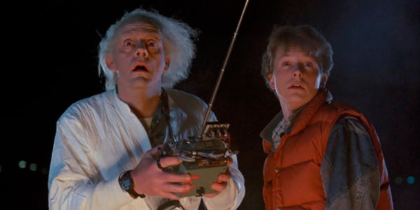 Doc et Marty de Retour vers le Futur