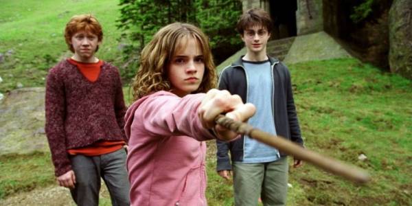 Hermione Granger avec Harry Potter et Ron