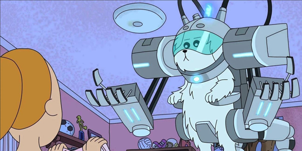 Snuffles, le chien dans Rick et Morty